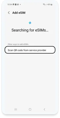 Scan Service QR Code