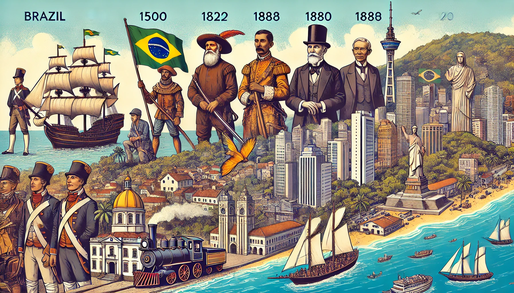 The History of Brazil: From Colonial Times to Modern Day