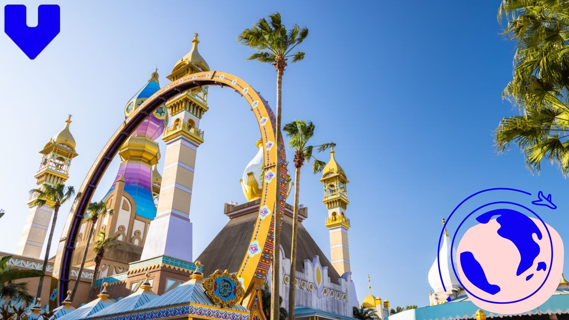 Universal Studios parks worldwide map showing all 8 locations in 2026