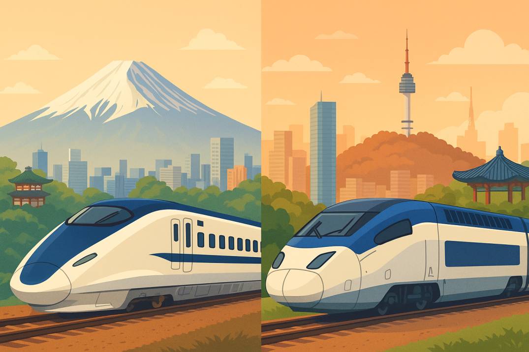 Japan Rail vs. Korea’s KTX: A Train Journey Experience Comparison