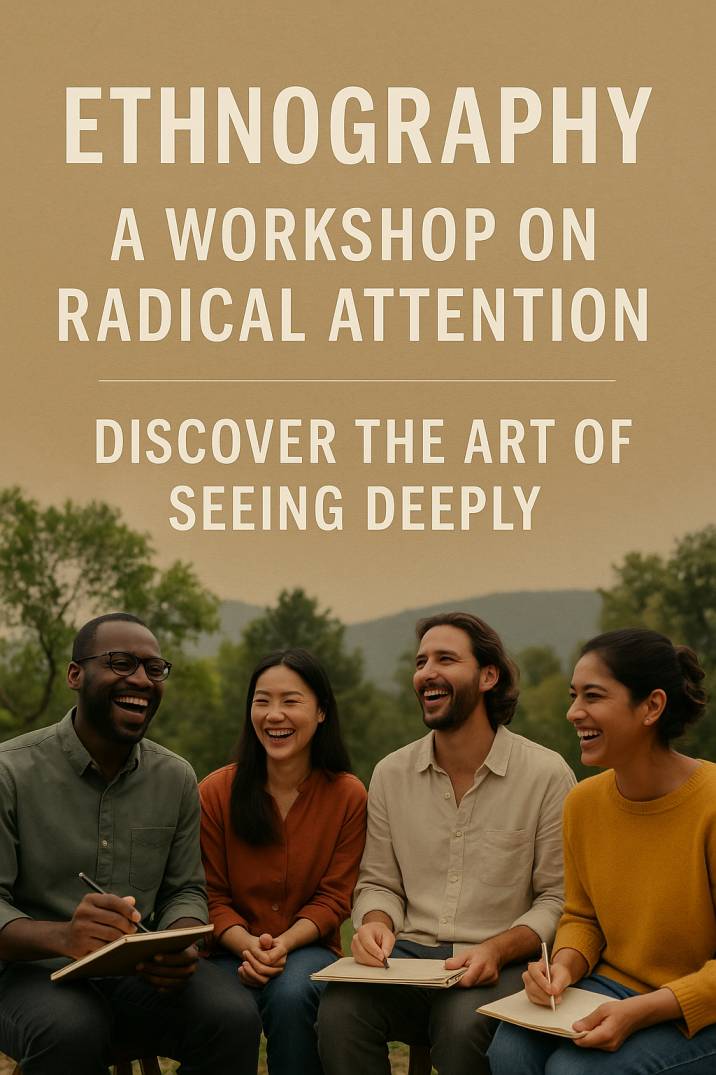 Ethnography: A Workshop on Radical Attention – Discover the Art of Seeing Deeply
