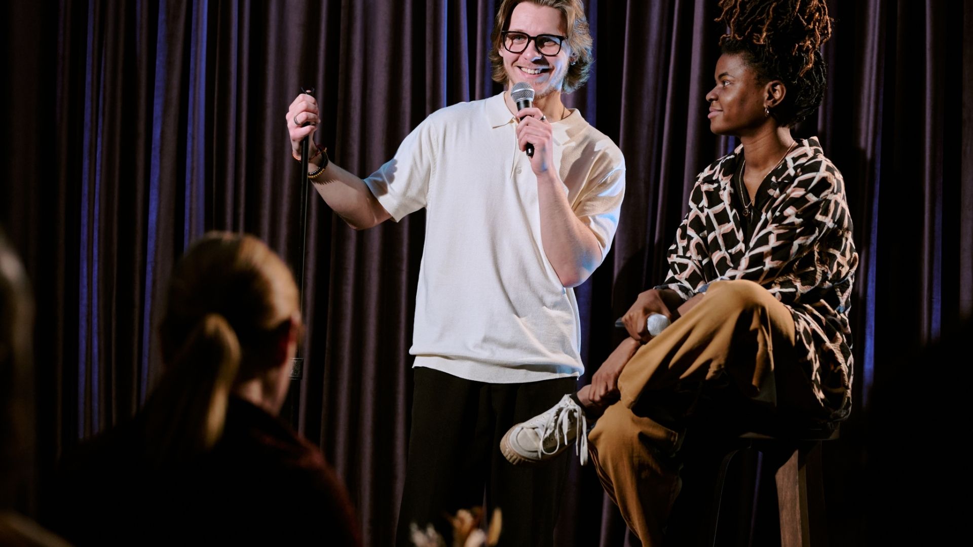 Stand-up show at Johannesburg festival