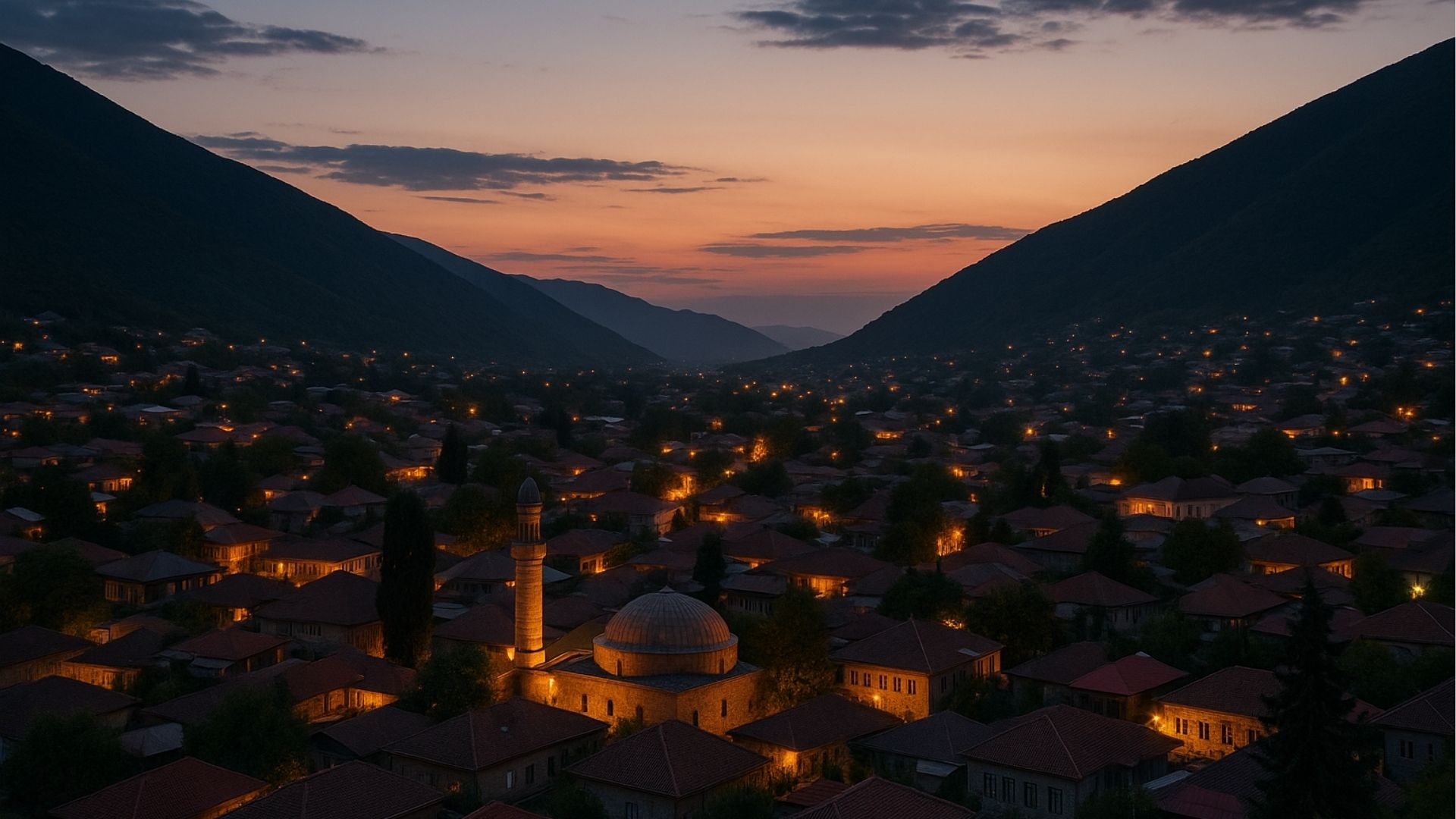 Sheki after night 