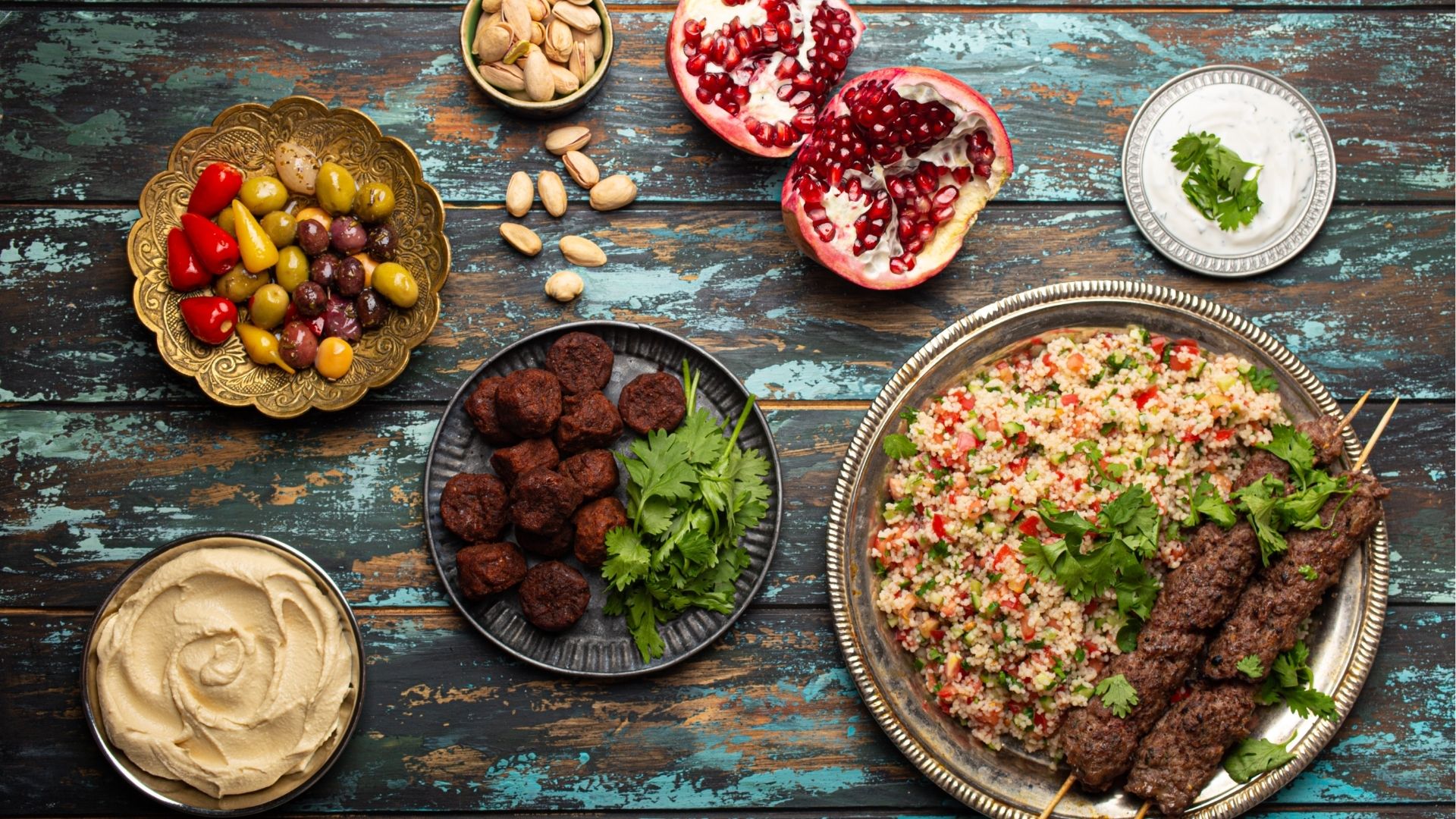 Authentic Egyptian cuisine served