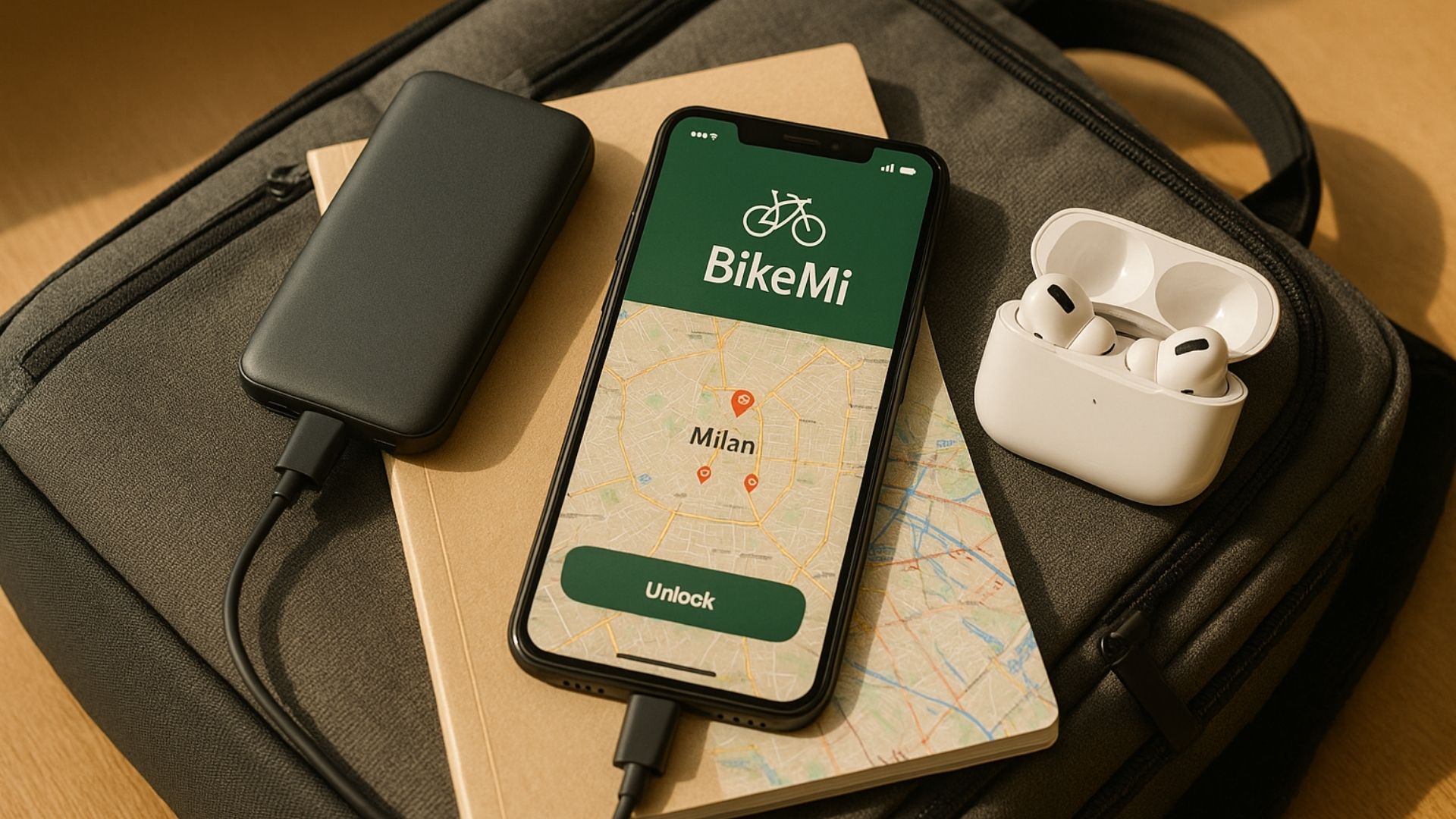 Modern travel tech essentials for a Milan trip