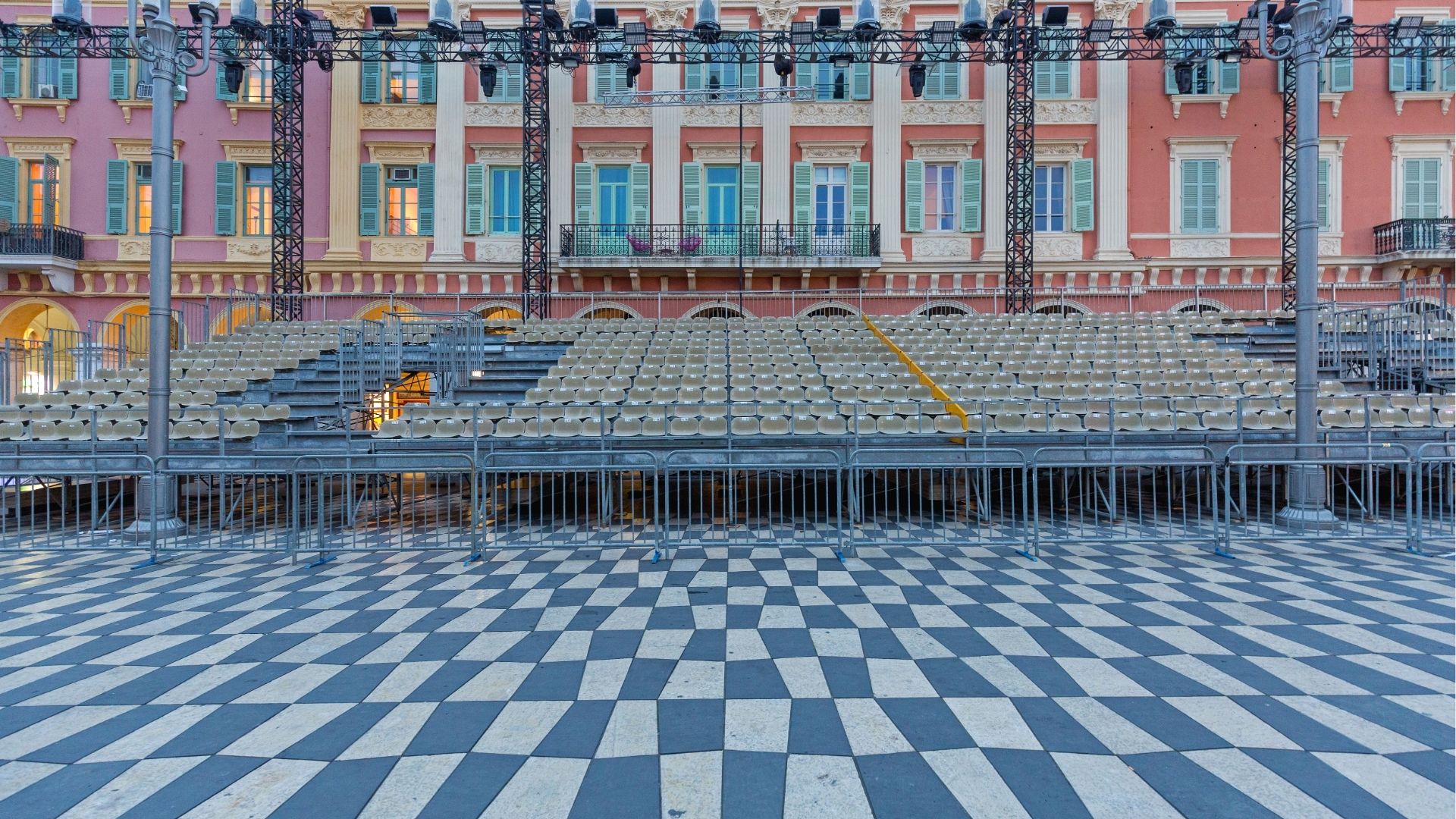 Event Stands At Place Massena In Nice France