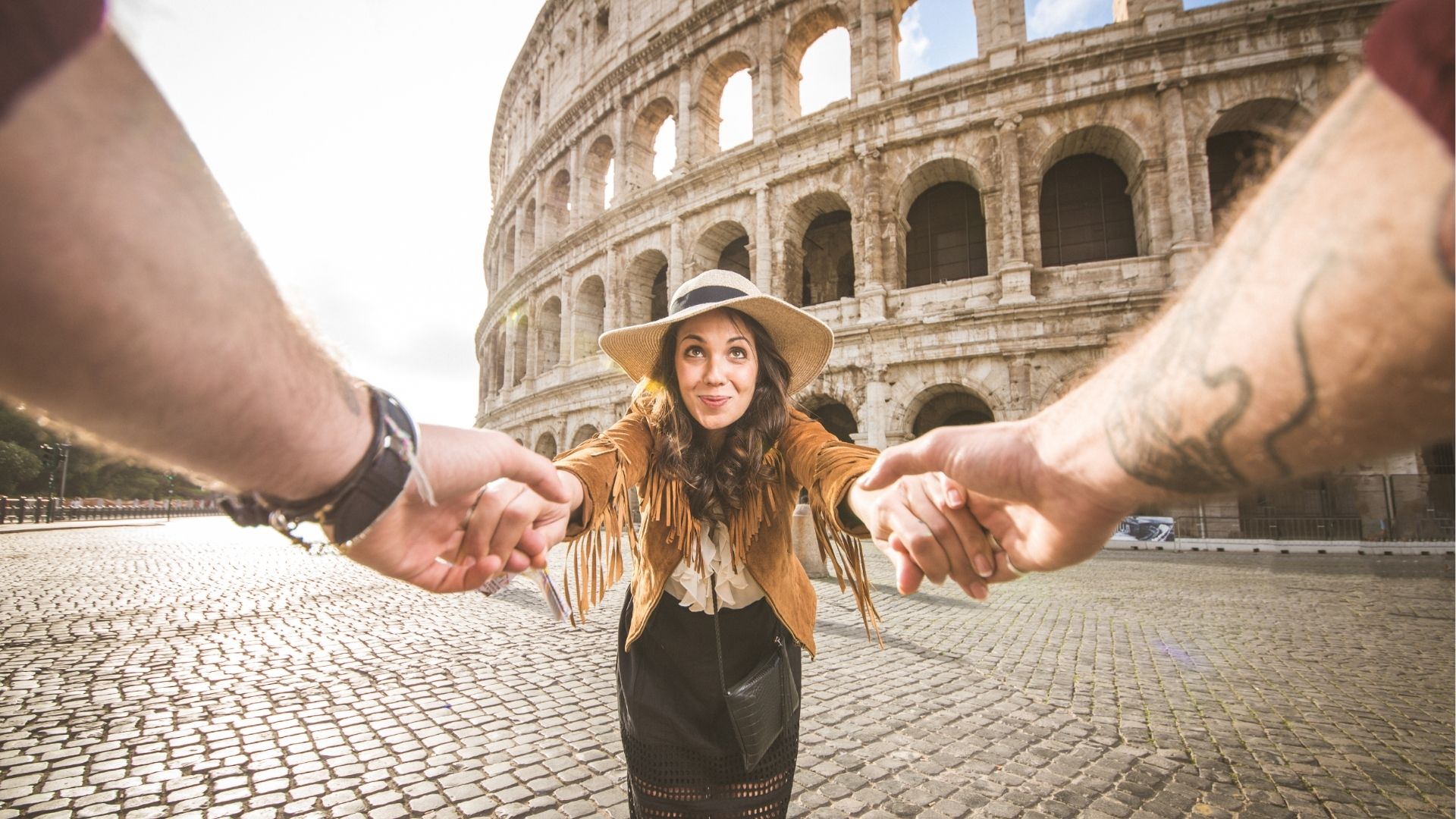 Couple at Colosseum, Rome