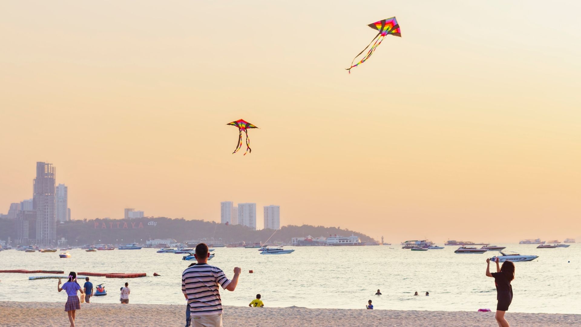 Kite festival celebration