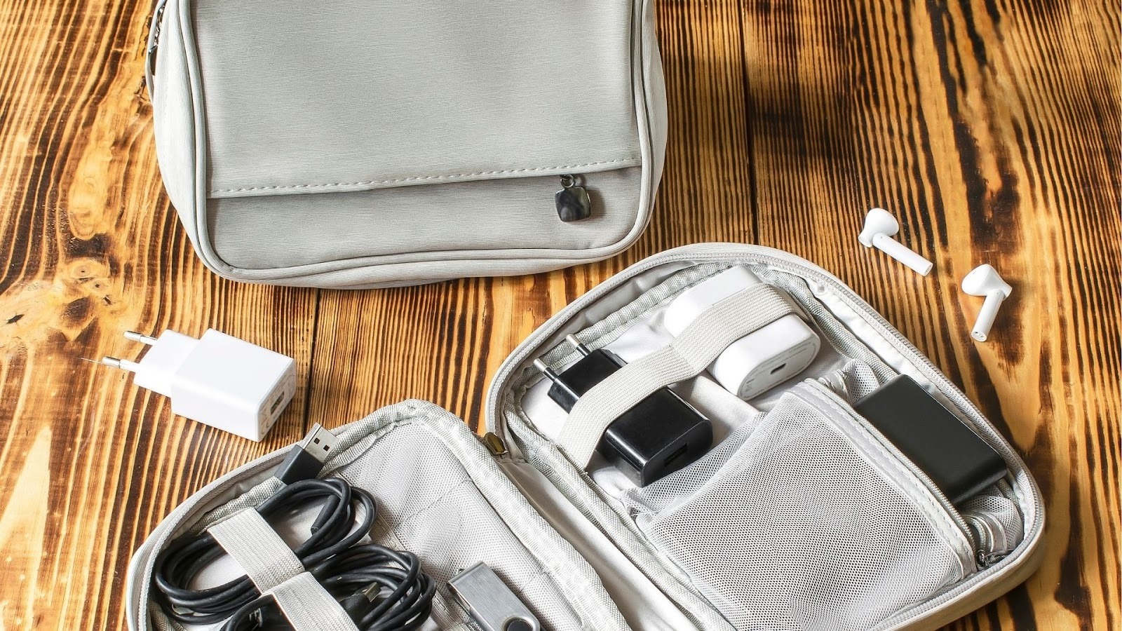 Packing travel gadgets for Sheki