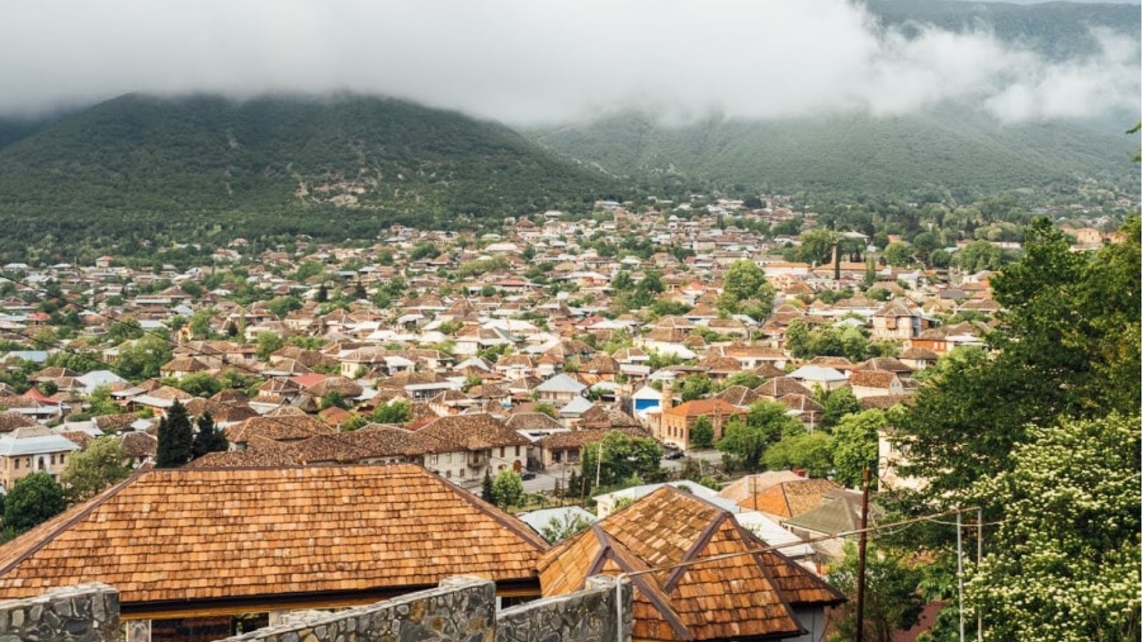 Stunning Sheki countryside view