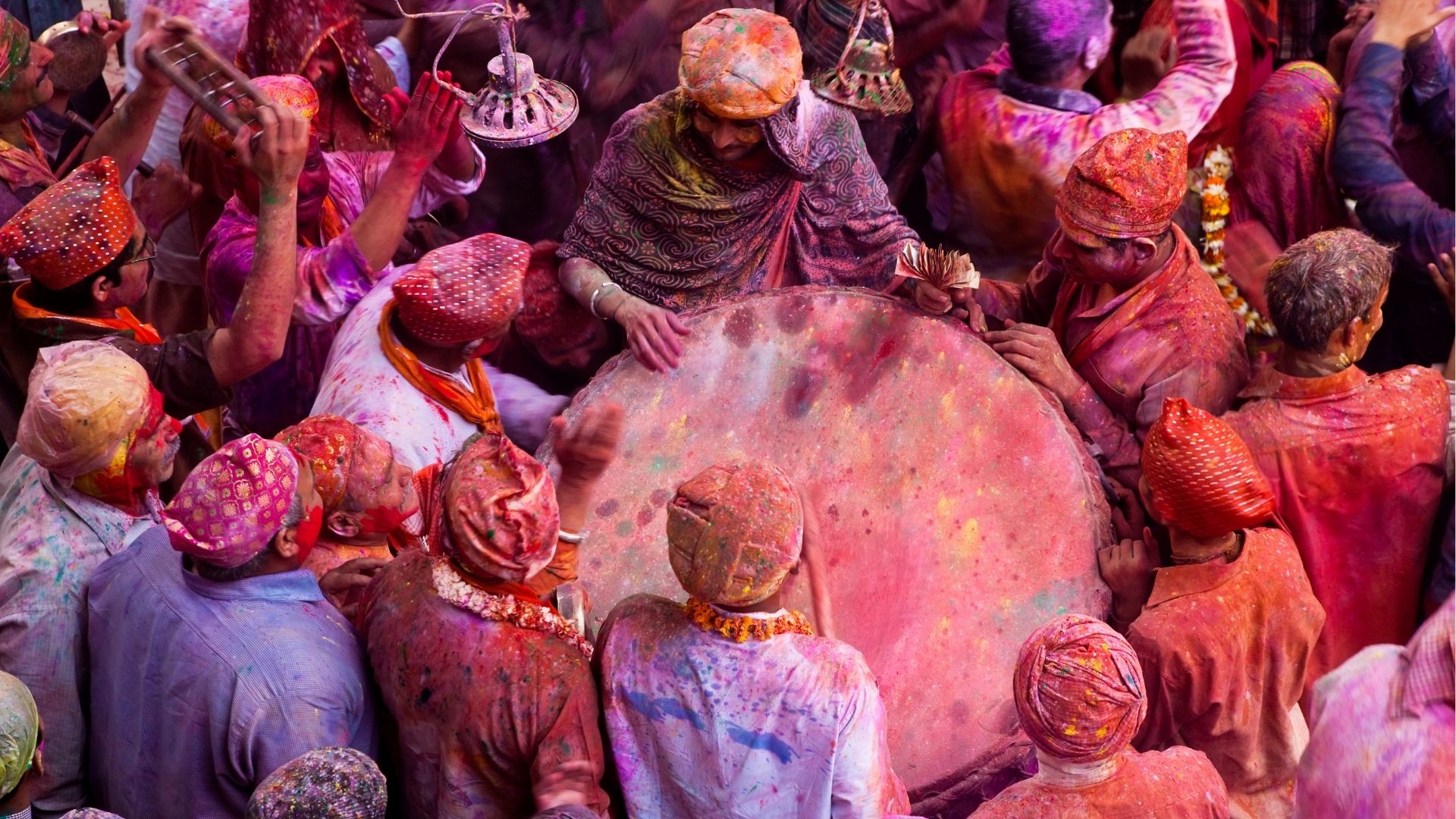 Holi festival in India with vibrant colours symbolising cultural celebrations in 2026