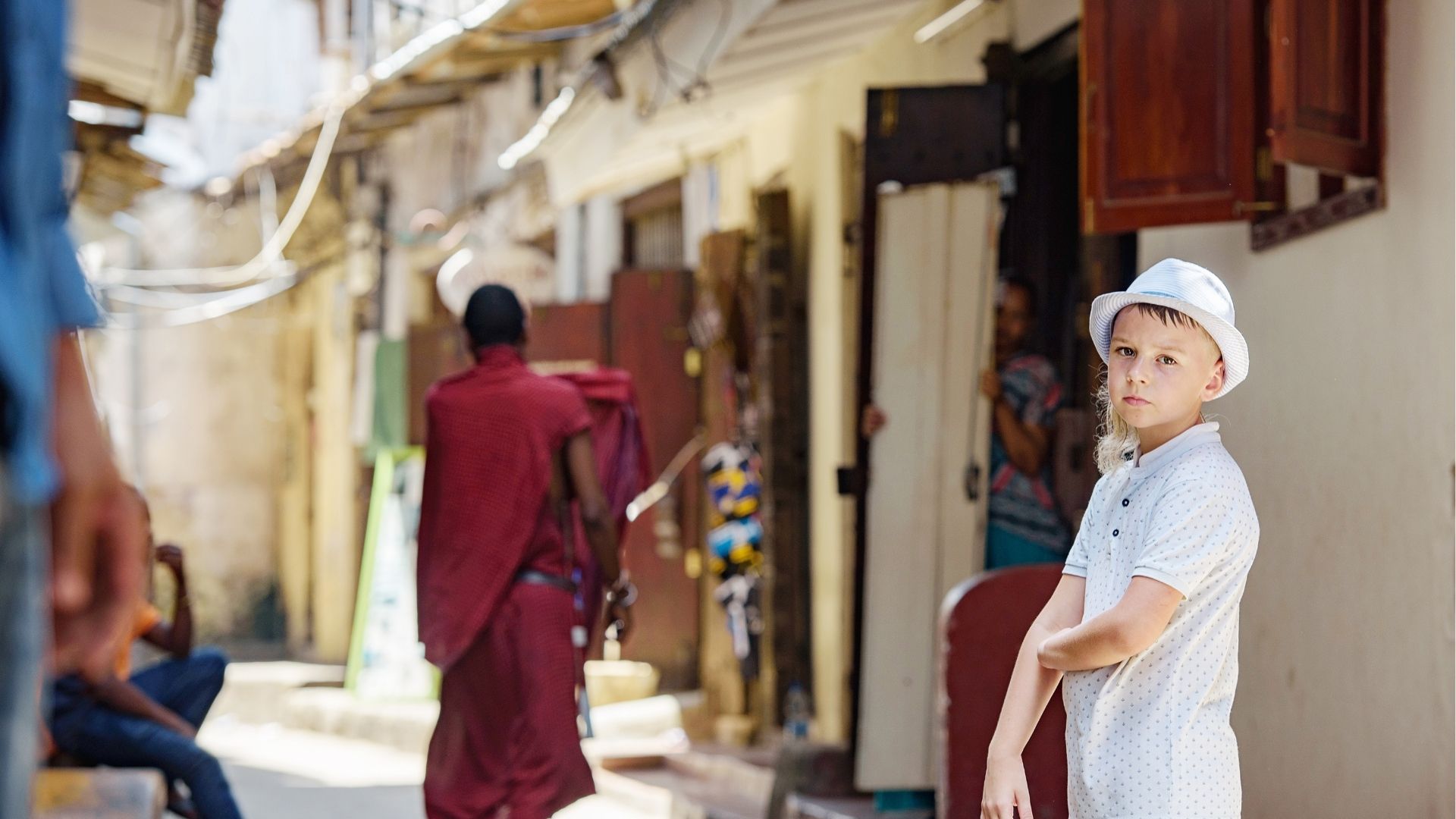 Old town Stone town on Zanzibar island