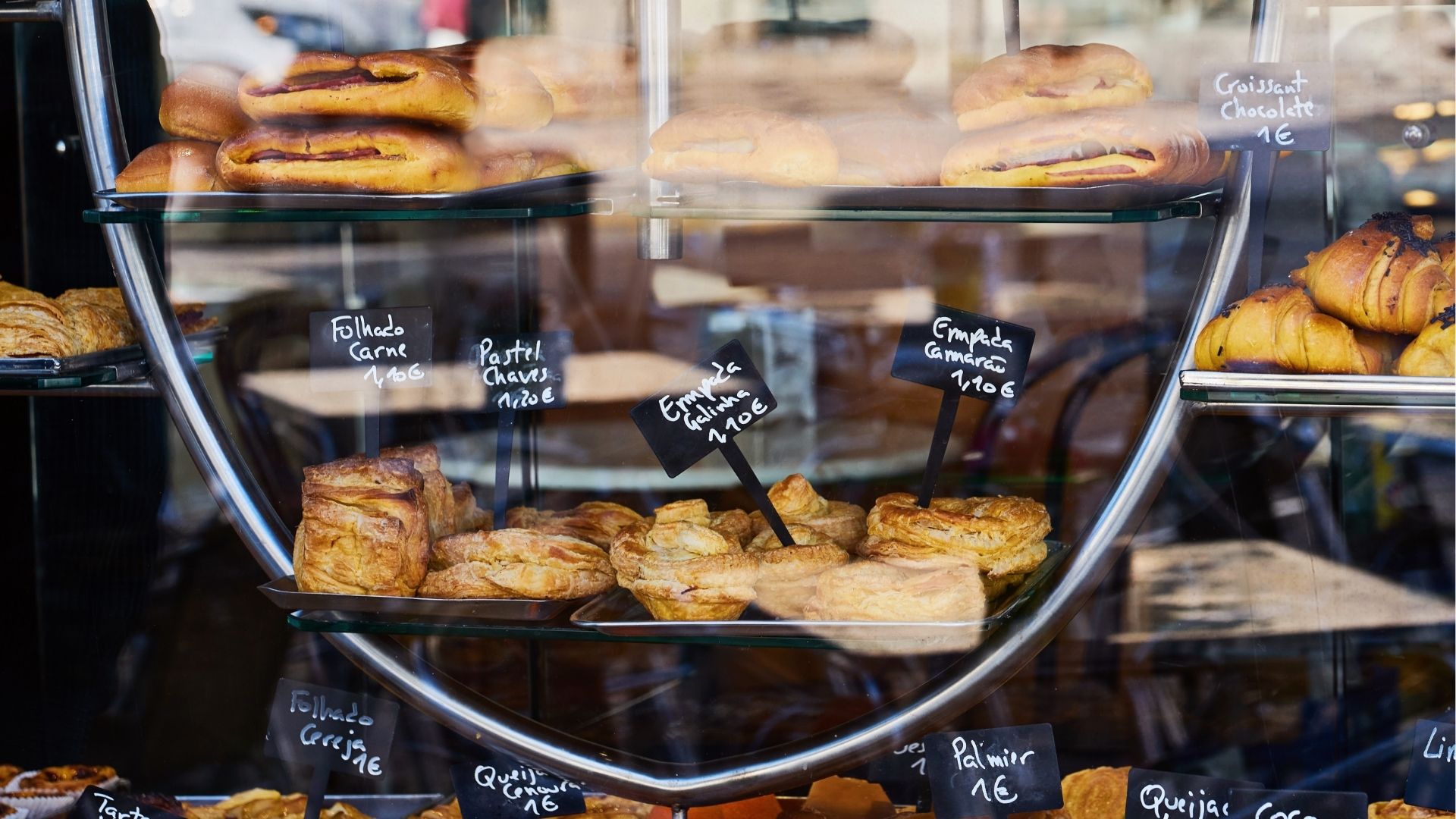 Bakery with variety of pastries, cookies and pies