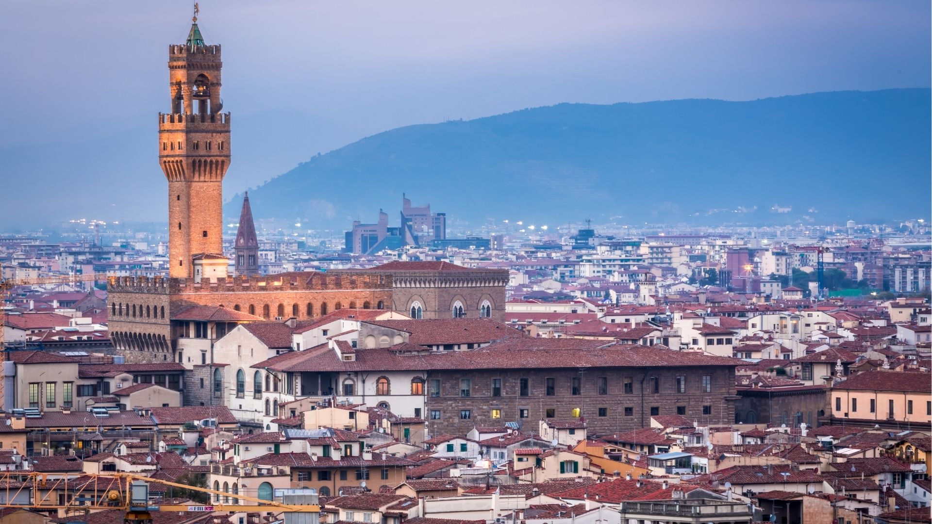 Sunset over Florence, Italy
