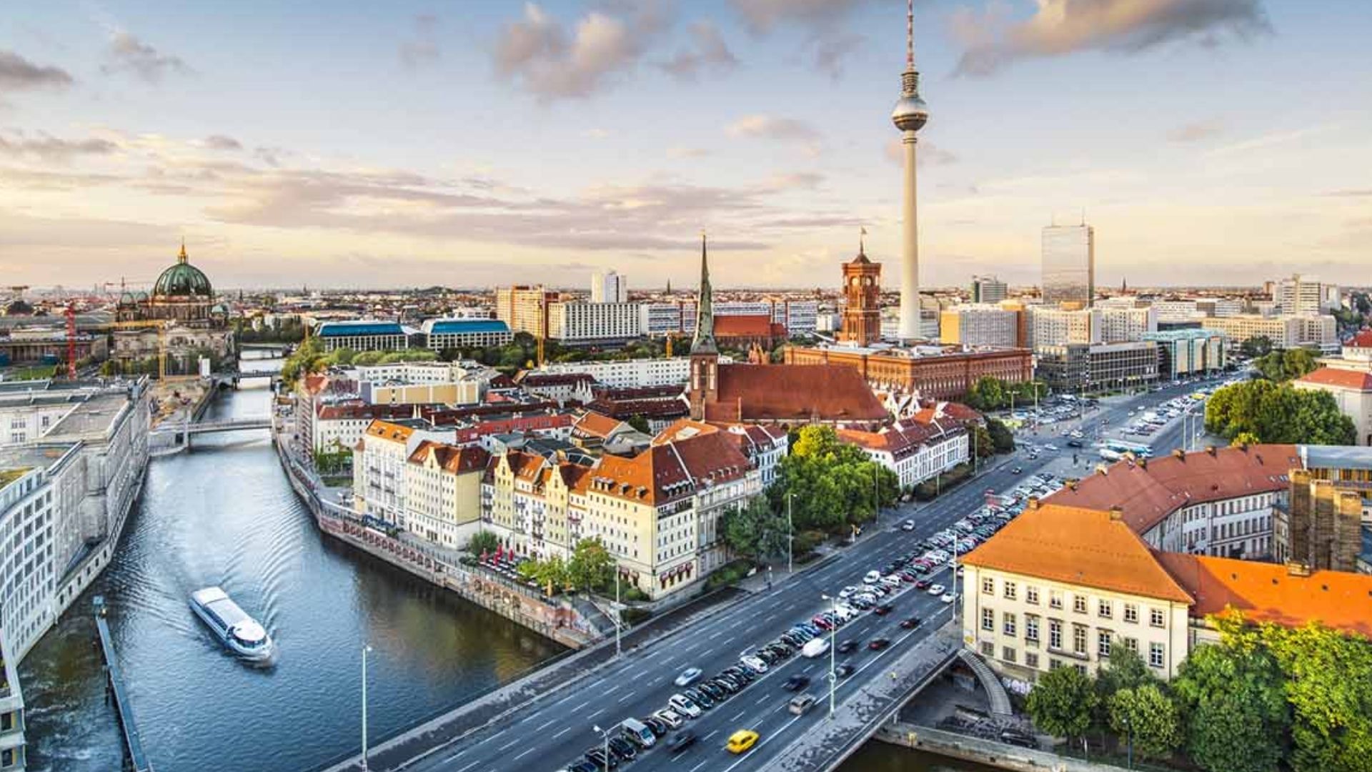 Munich old town in early autumn