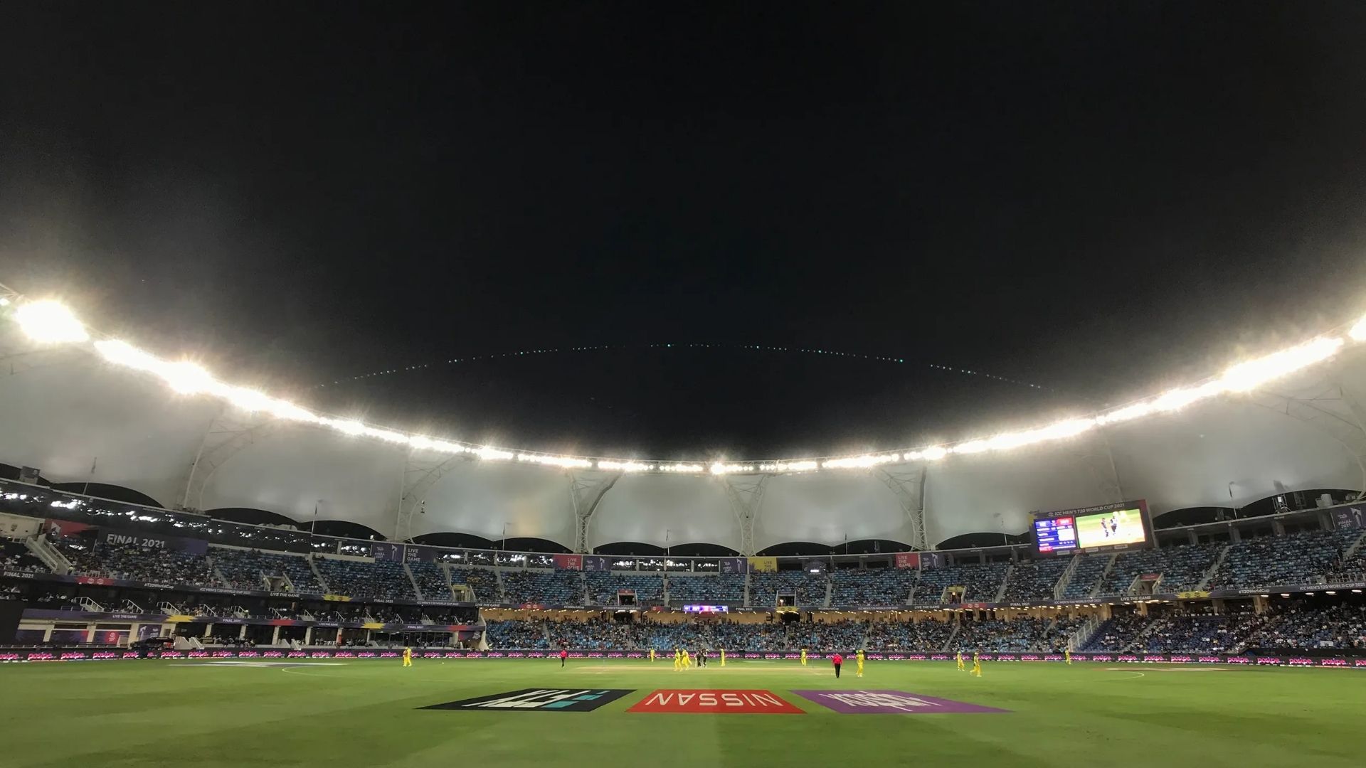 Packed stadium during ICC Men’s T20 World Cup match