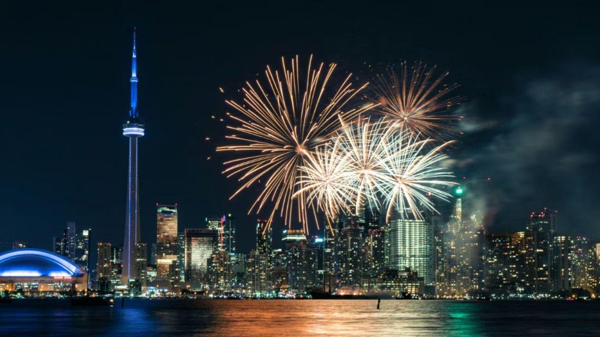 Fireworks lighting up Canada during global events in 2026