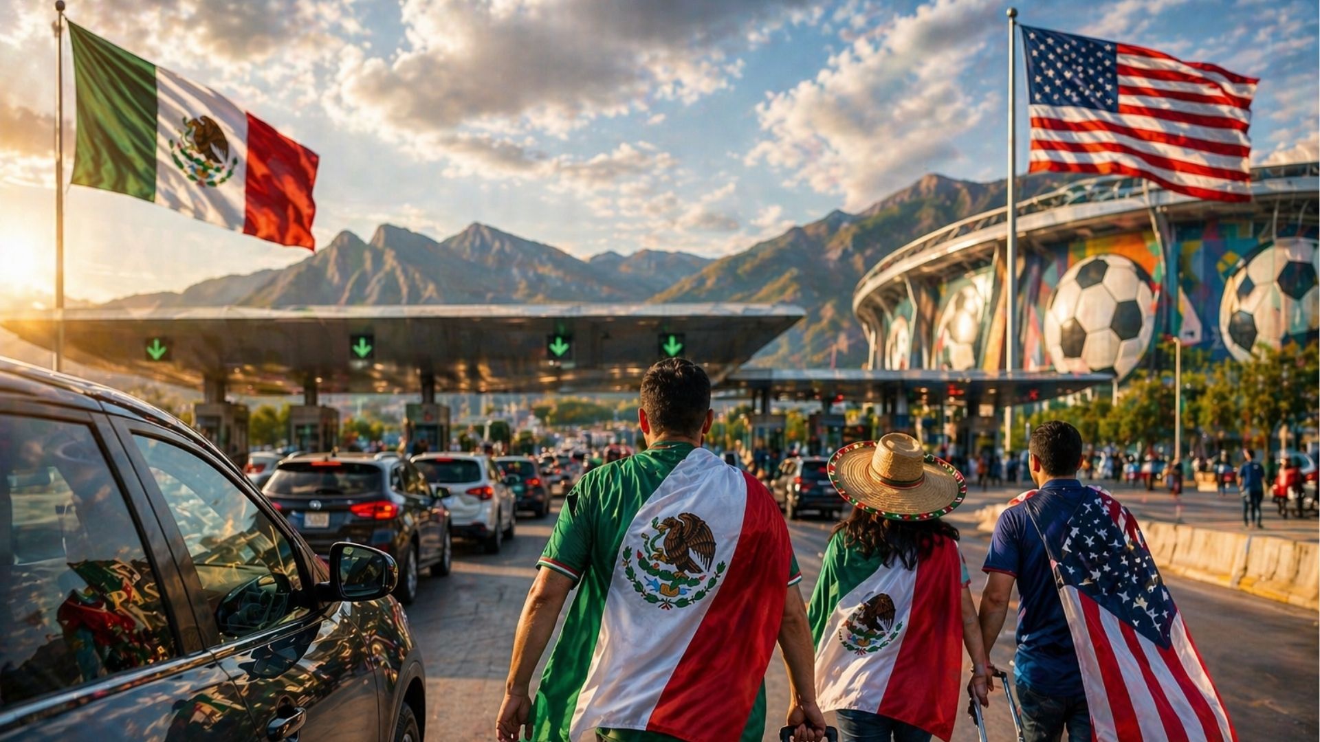 Mexico-USA Border During the World Cup