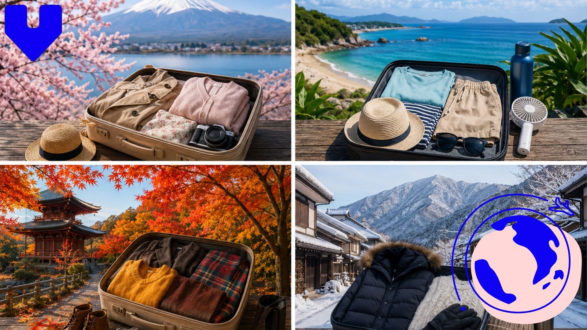 Japan Packing Checklist by Season: What to Carry in Spring, Summer, Autumn & Winter