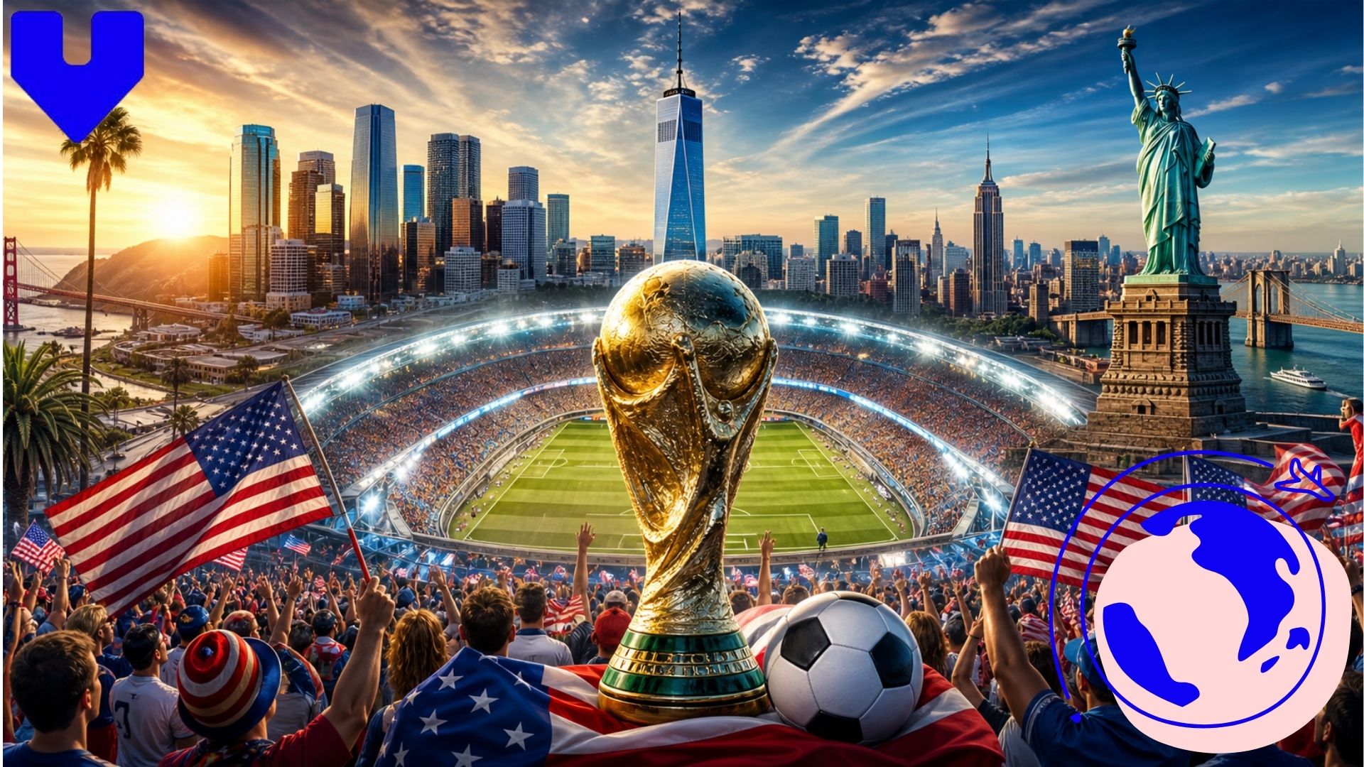 Where will the World Cup 2026 be held in the USA?