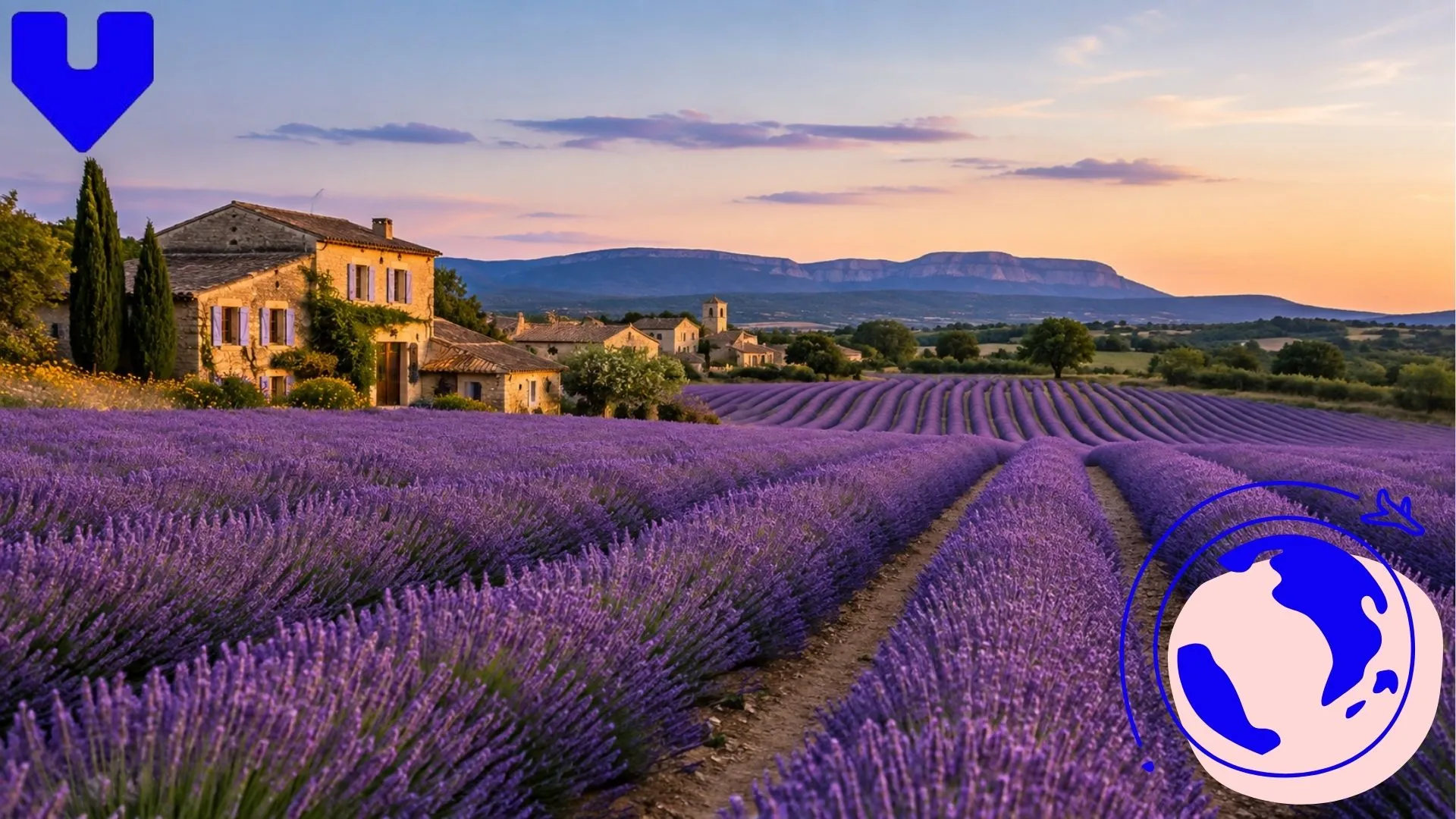 Provence's lavender fields are best seen from mid-June through late July