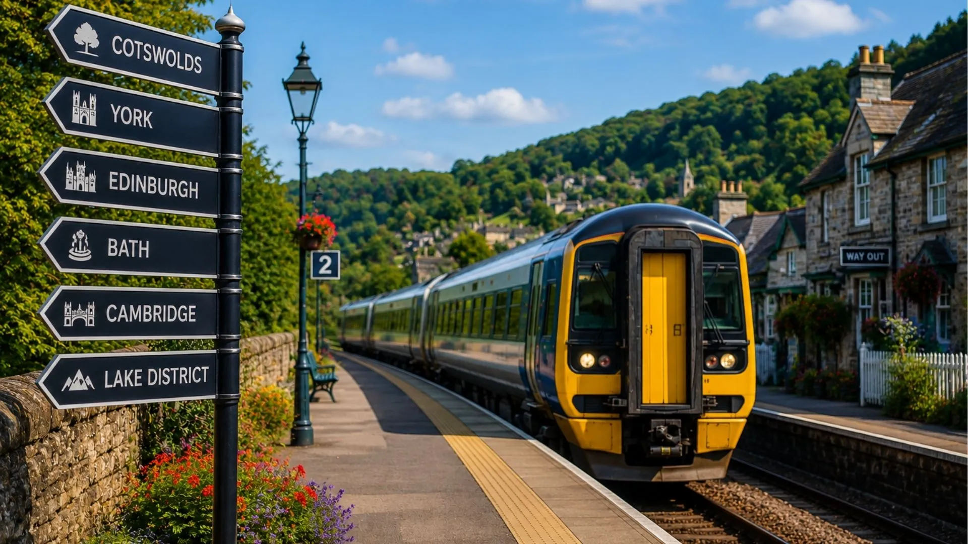 UK train routes connecting cities